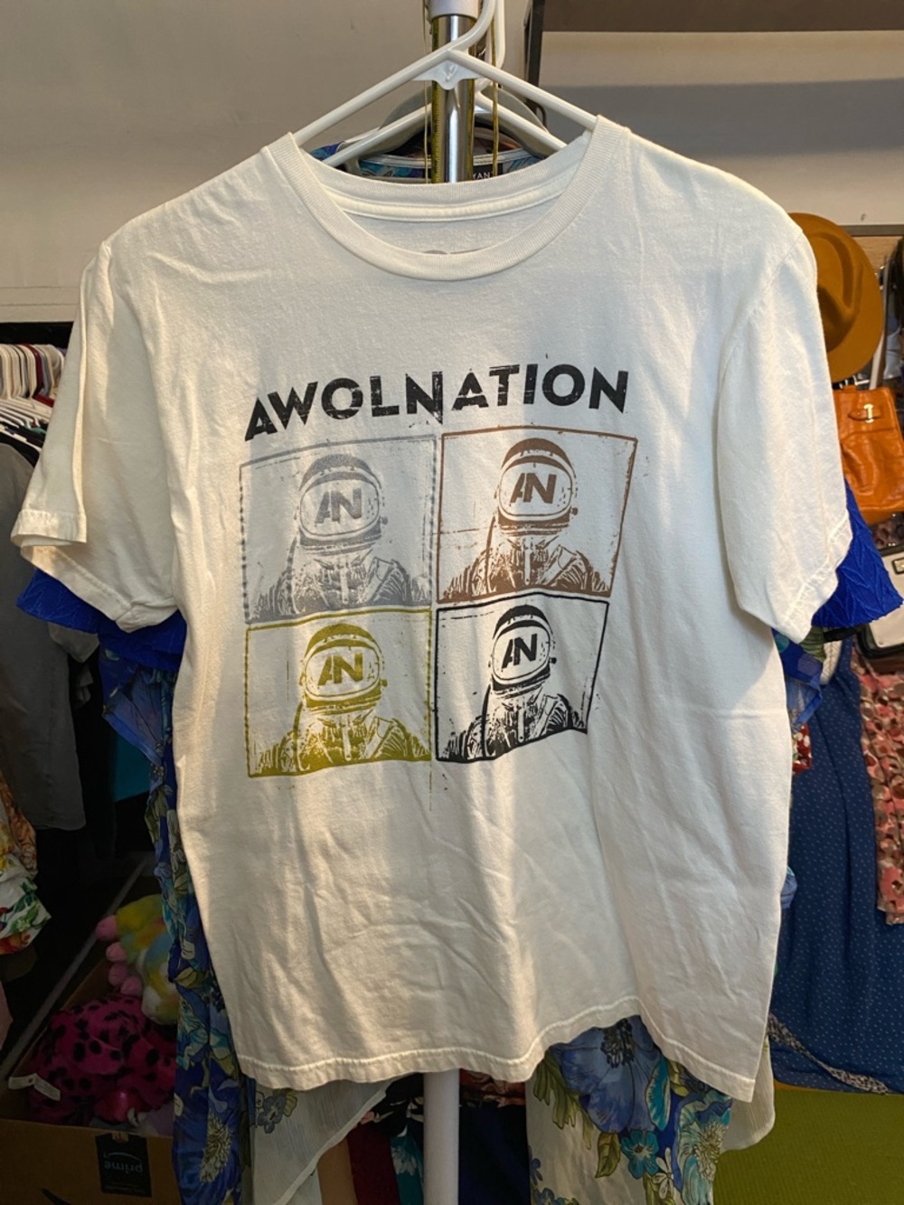 Awolnation White Short Sleeve Graphic Tee